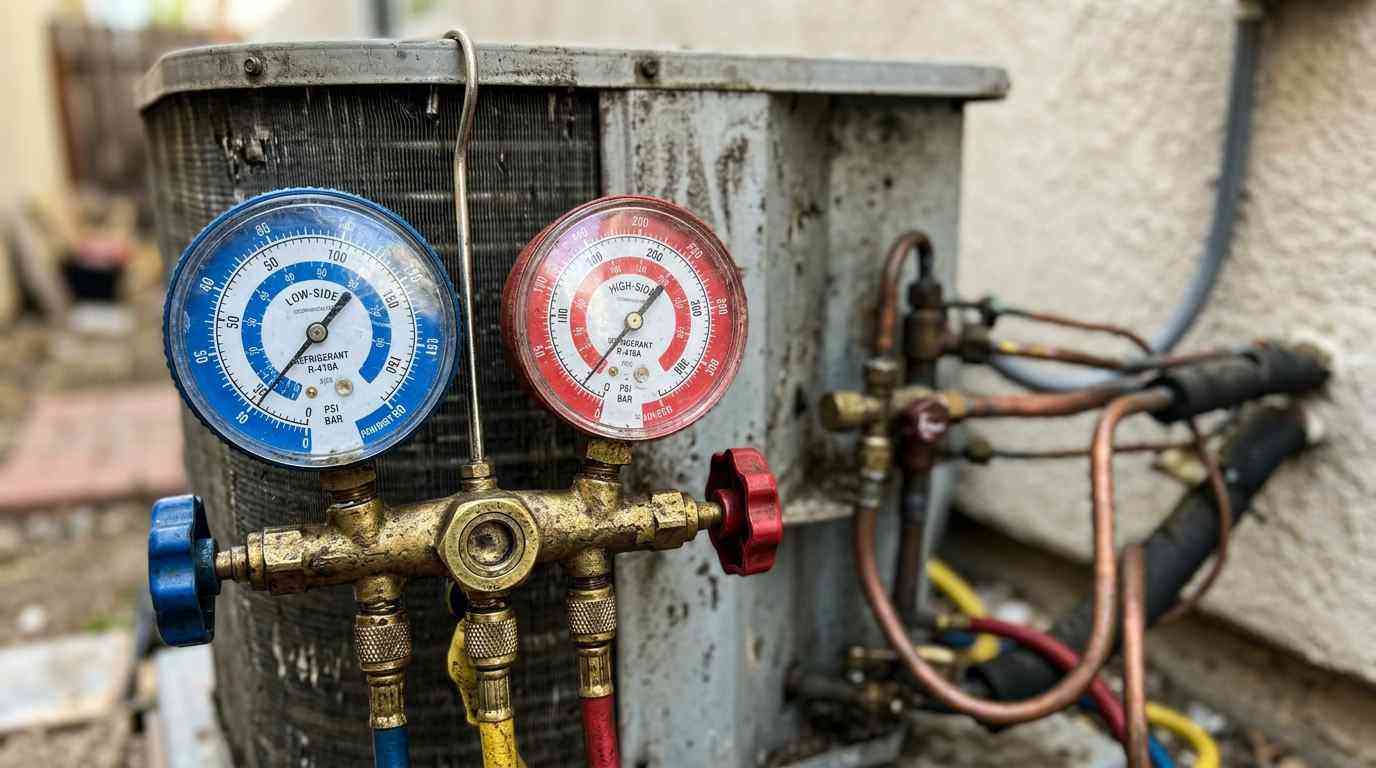 Técnico a domicilio reparando fuga de gas que causa el Error EC